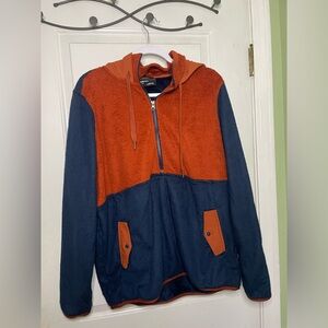 Marmot Women’s Homestead Pullover Fleece Dark Indigo/Picante Size XL